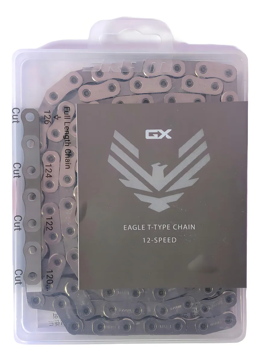 Cadena Sram Gx Eagle T-type Flattop, 12 Vel. Color Silver