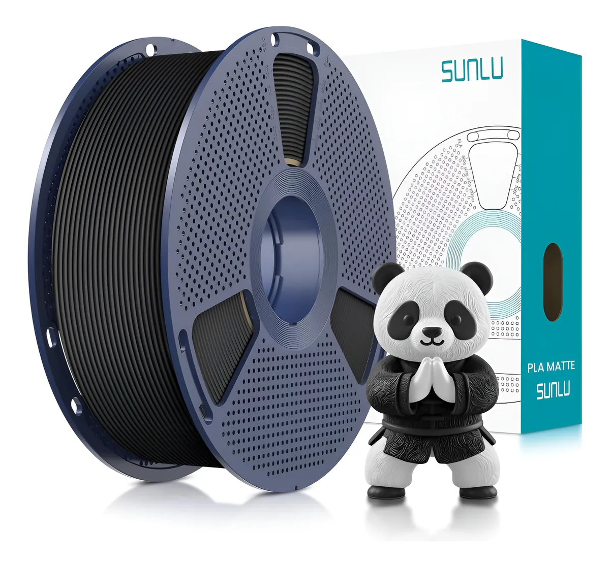 Filamento Mate Sunlu Pla De 1,75 Mm Para Impresora 3d De 1 K