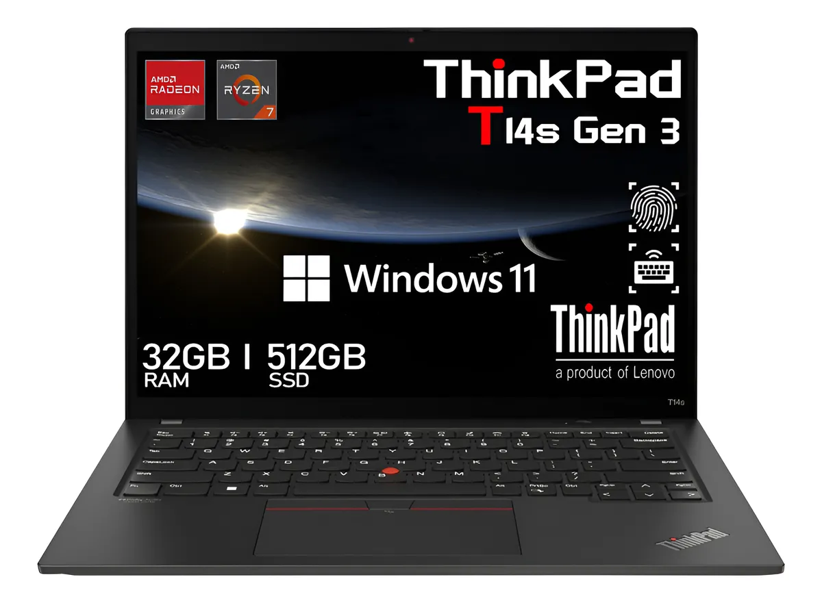 Lenovo Thinkpad T14s Gen 3 Amd Ryzen 7 6850 32g 512g Win11 (Reacondicionado)