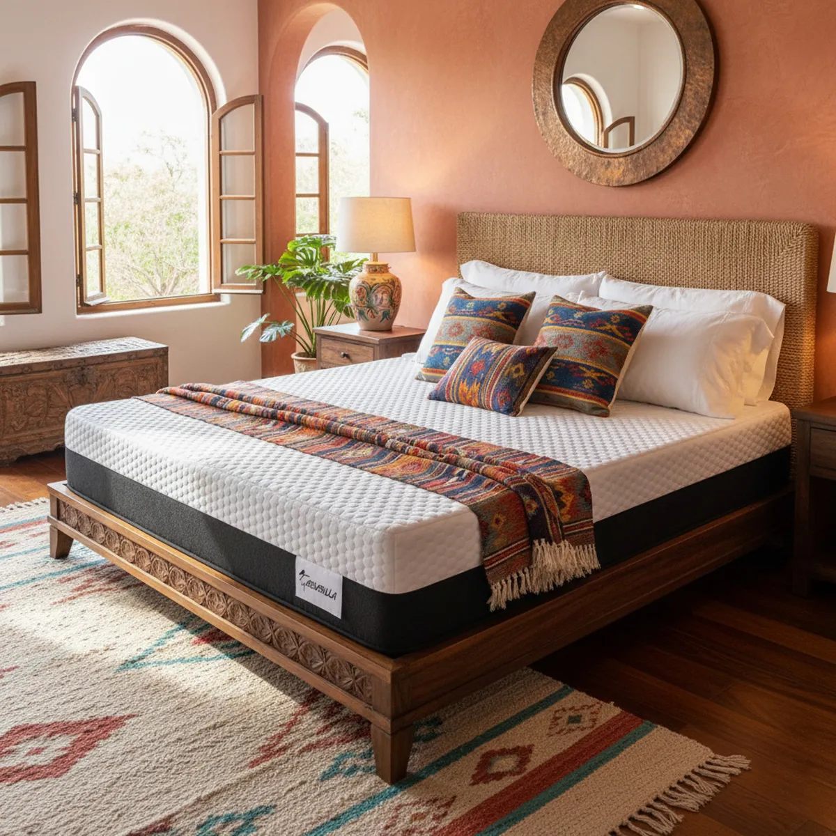 Colchón Individual Memory Foam Confort 100x190x20 Cm En Caja