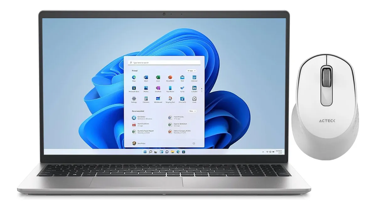 Laptop DELL Inspiron 15 3535 Ryzen 5 7520U 8GB DDR5 512GB SSD M.2 15.6″ Español Mouse