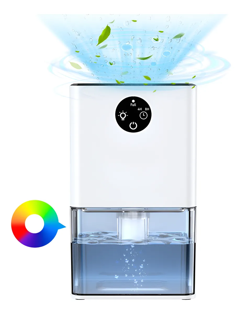 2l Deshumidificador Humedad Eléctrico Domesticos 7 Colores