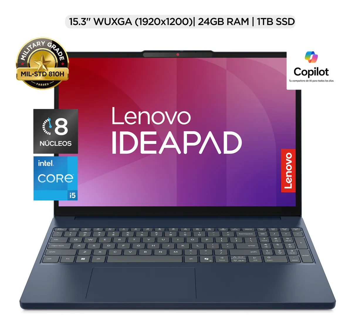 Laptop IdeaPad Slim 3 15,3 Intel Core I5 24gb Ram 1tb Ssd Lenovo