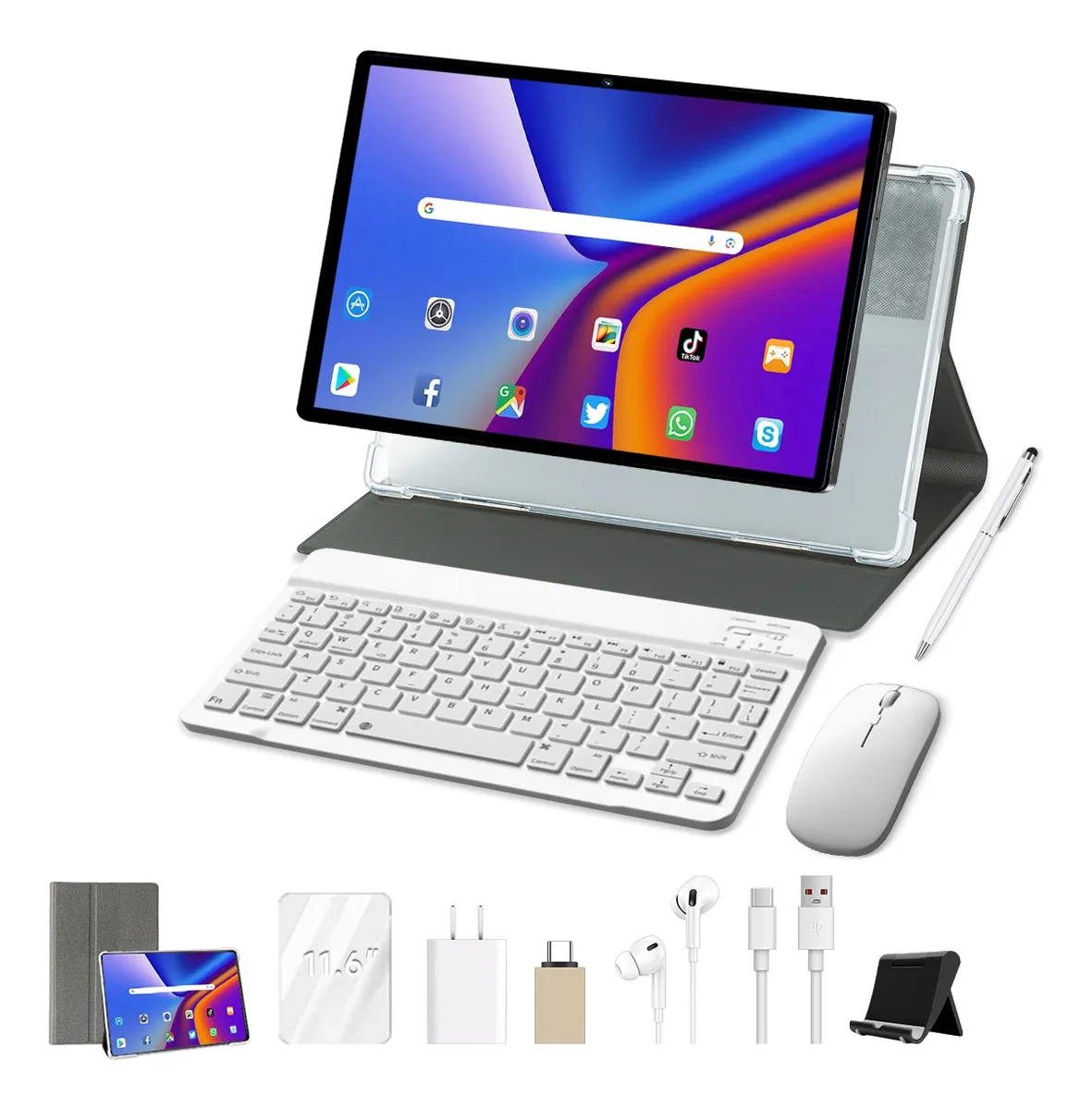 Laptop 2 En 1   11.6 , Pantalla 2k, 16gb Ram + 1024gb Rom Negro