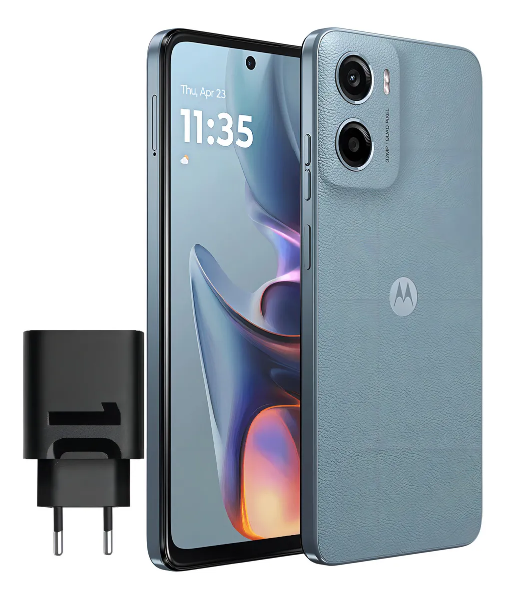 Moto E15 Dual SIM 64 GB azul acero 2 GB RAM