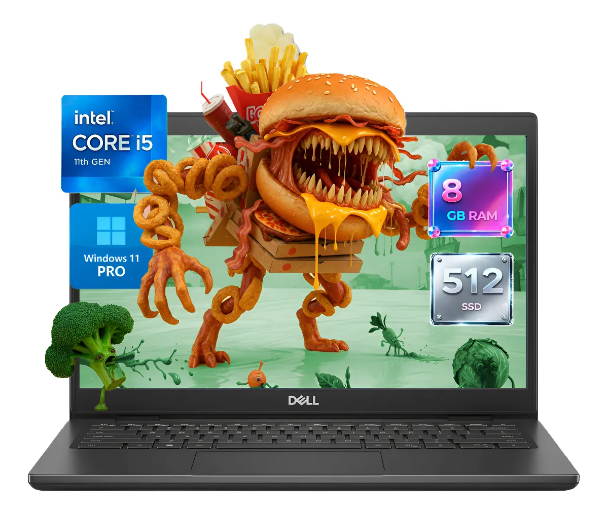 Laptop Dell Latitude 3520 I5 11va 8gb 512gb Ssd W11 Pro G-c Negro (Reacondicionado)