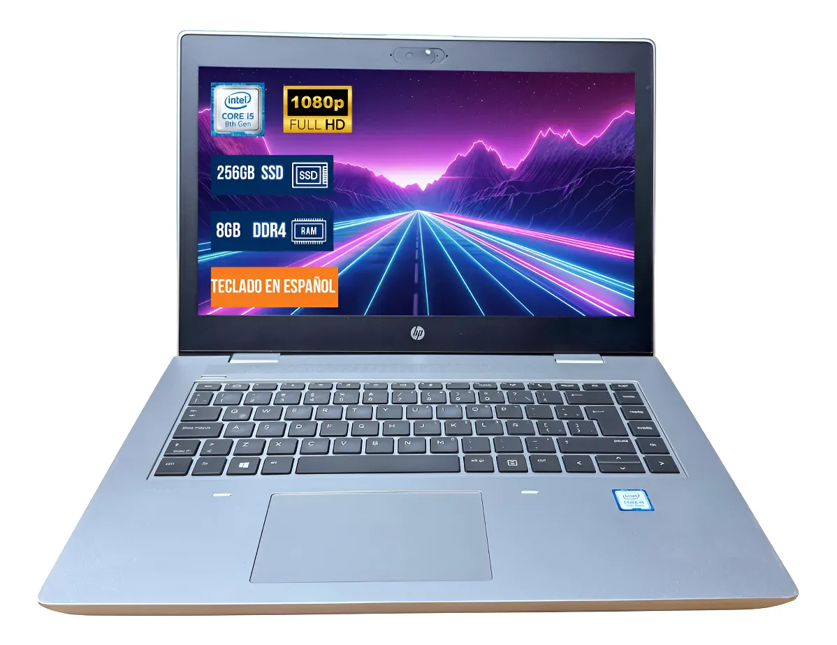 Laptop Hp Probook 640 G4 I5 8gb 256gb Ssd 14 Fhd W11 Pro Plateado (Reacondicionado)