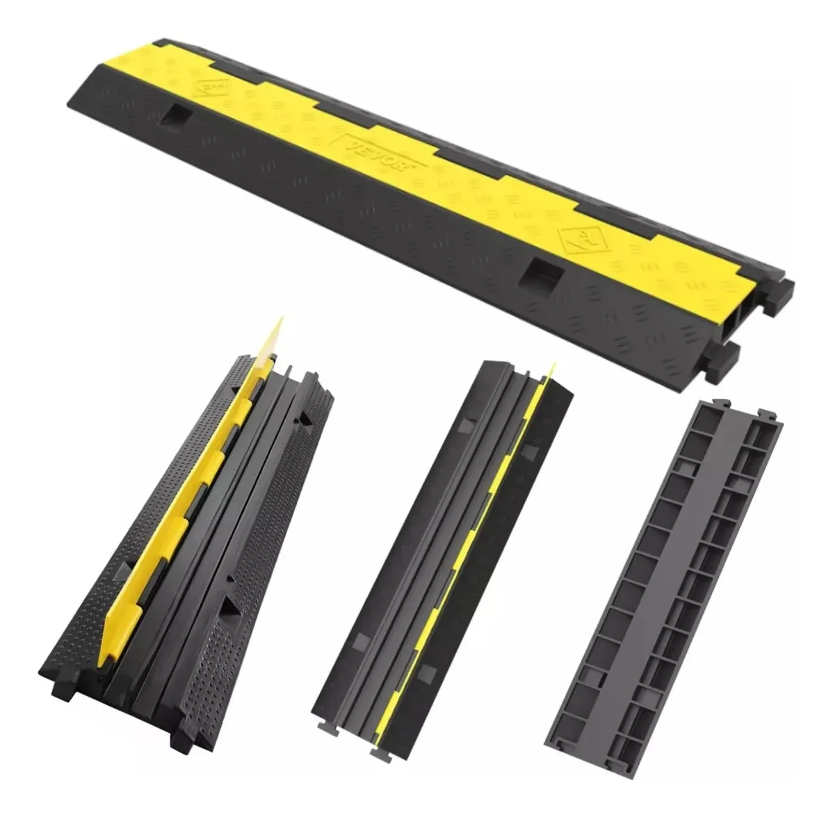 Protector Cable Alambre Cubierta Protectora De Rampa  100 Cm