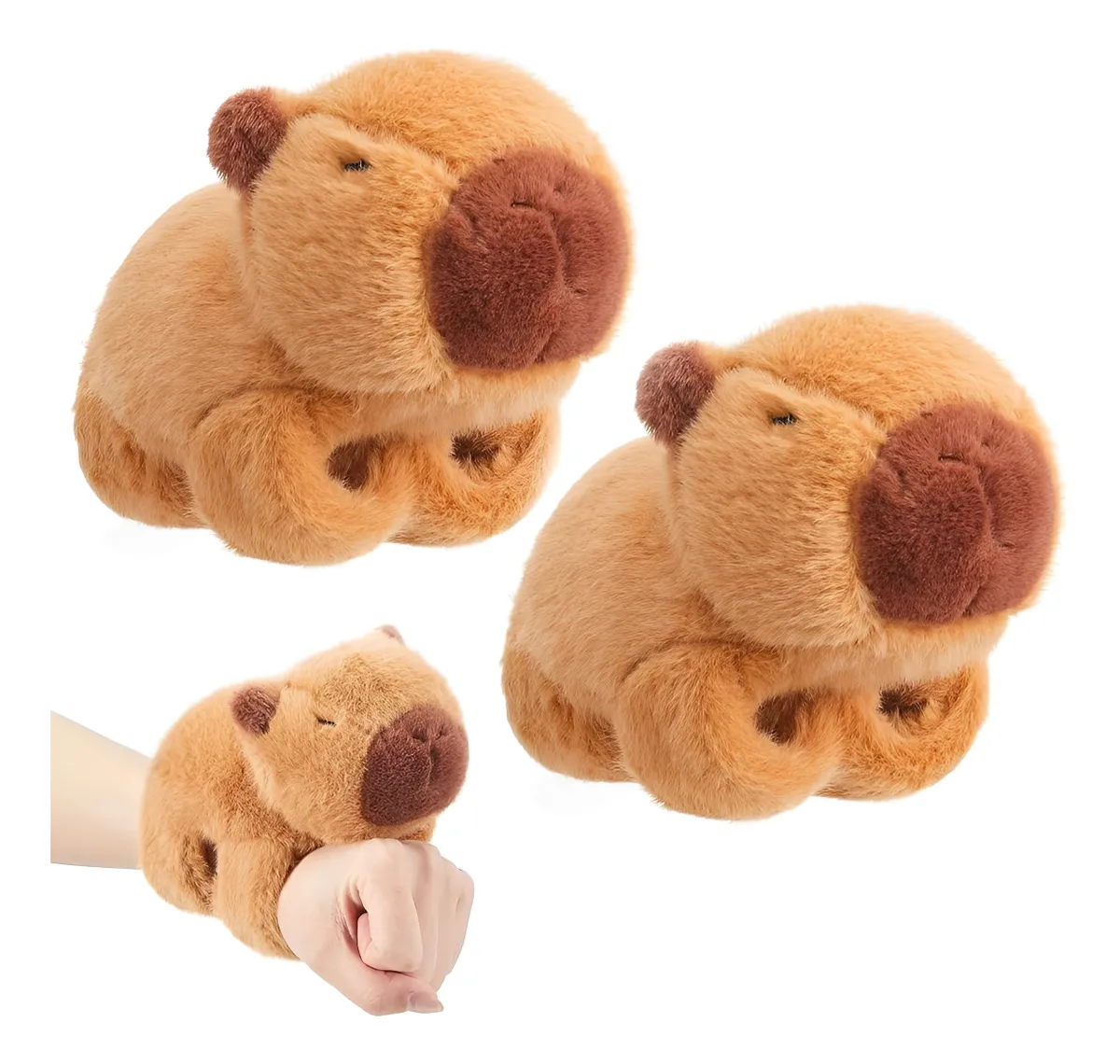 2pcs Pulsera Capibara Peluche Juguete Peluche De Carpincho