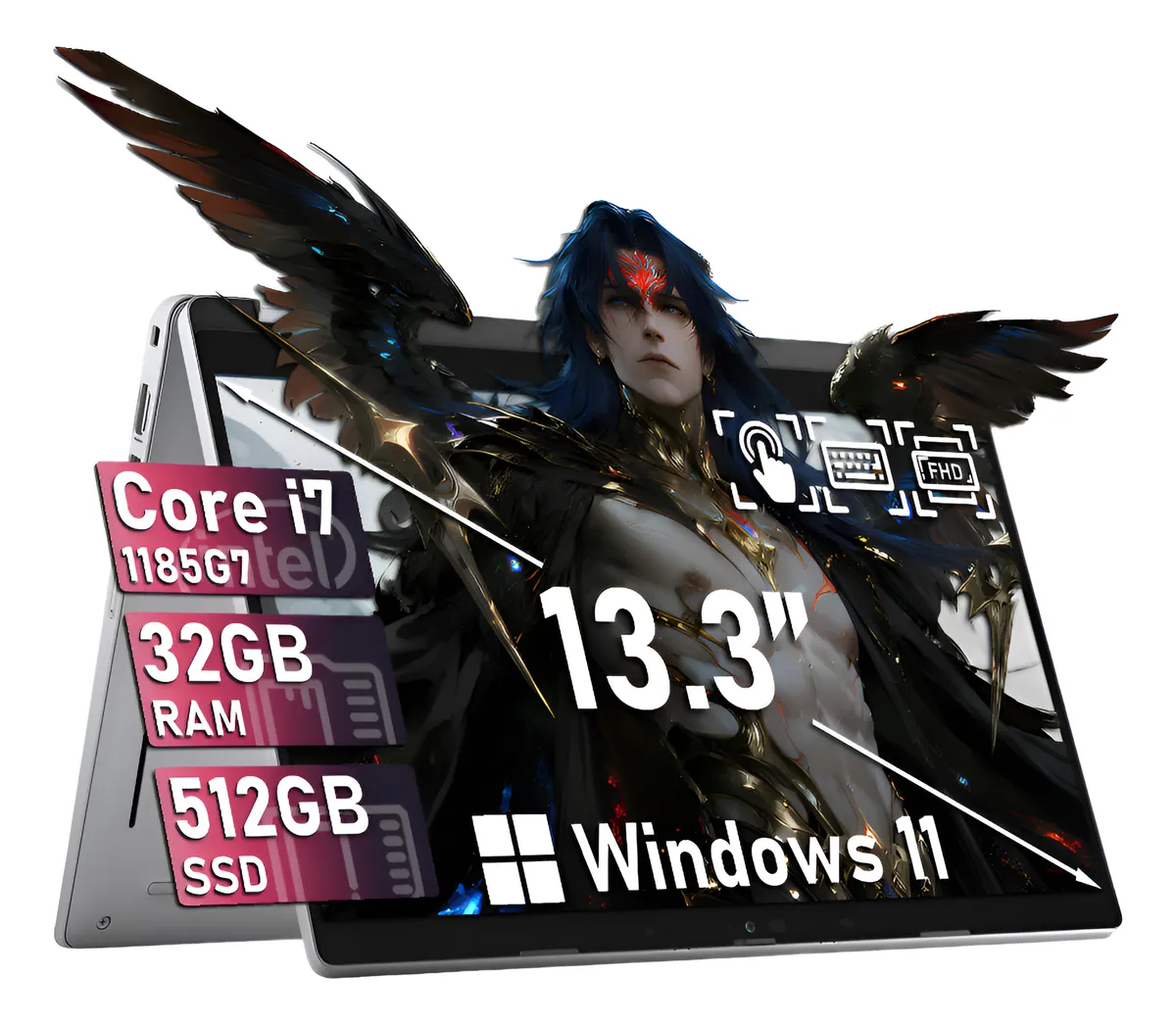 Dell Latitude 5320 2 En 1 Core I7 11th 32gb 512gb Ssd Táctil Plateado (Reacondicionado)