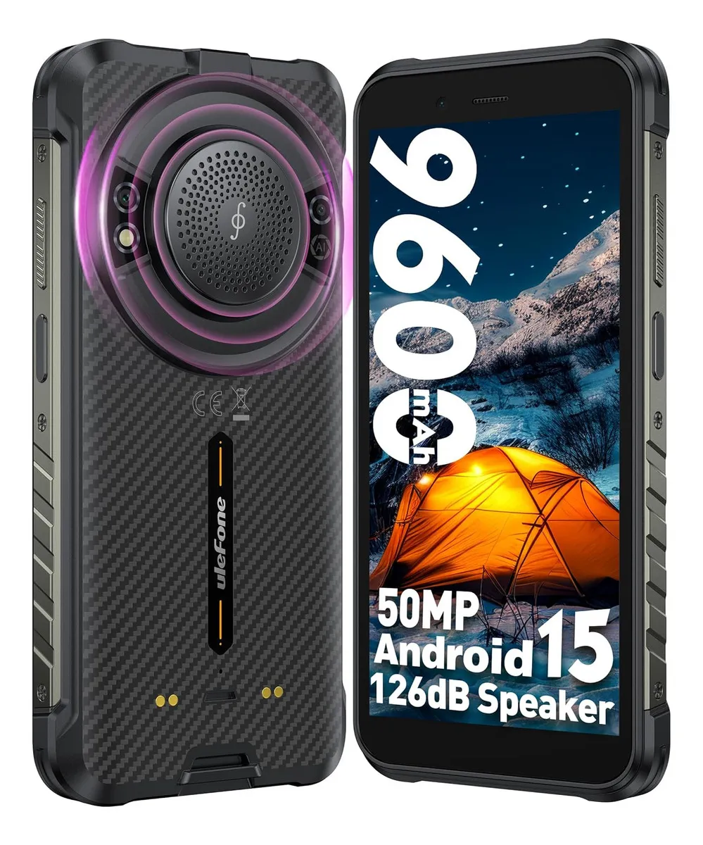 Ulefone Rugking Dual Sim Phone Resistant 128 GB ROM 16 GB Ram 9600 mAh