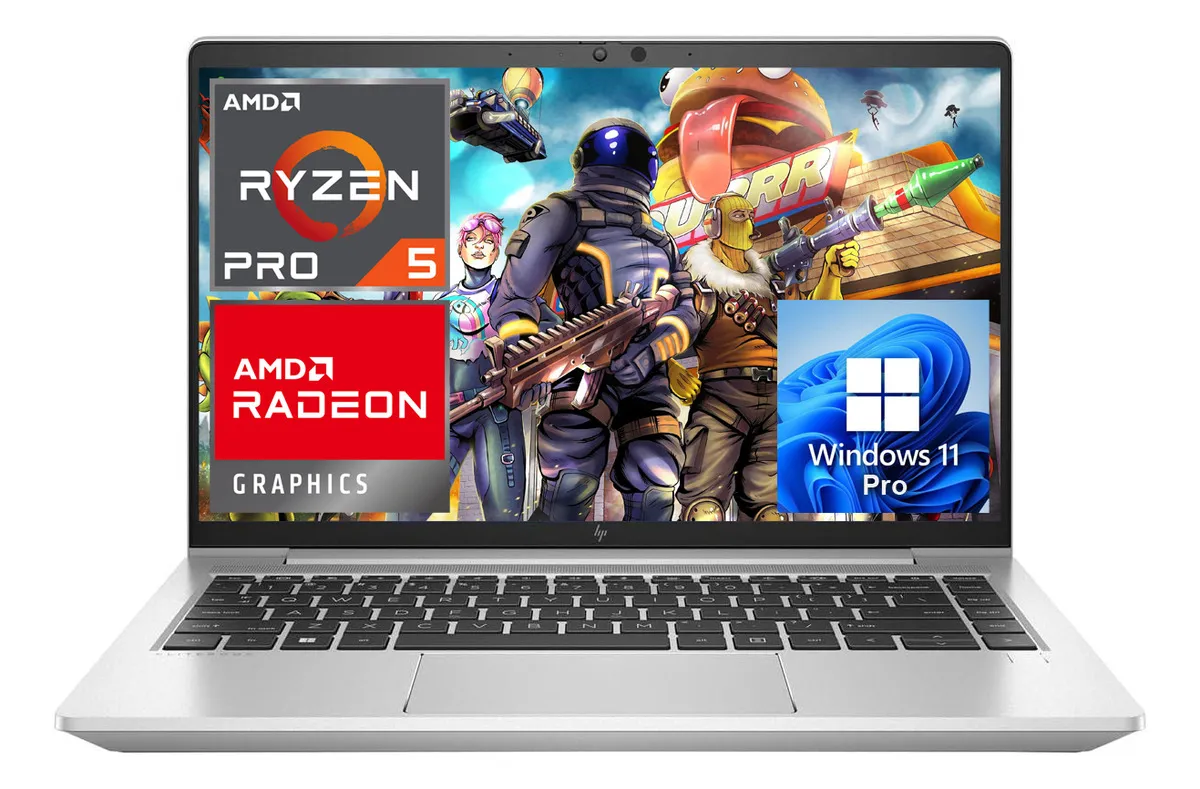 Notebook EliteBook 645 G9 14″ plateado 256GB SSD – AMD Ryzen 5 PRO – Excelente (Reacondicionado)