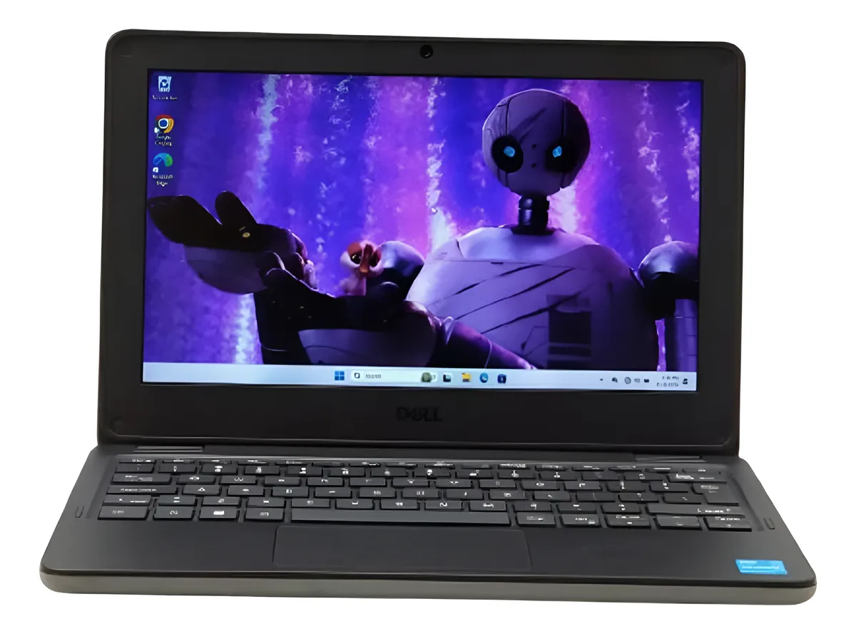 Laptop Dell Latitude 3120 Ssd 128gb Quad N6000 Para Win 11 Negro (Reacondicionado)