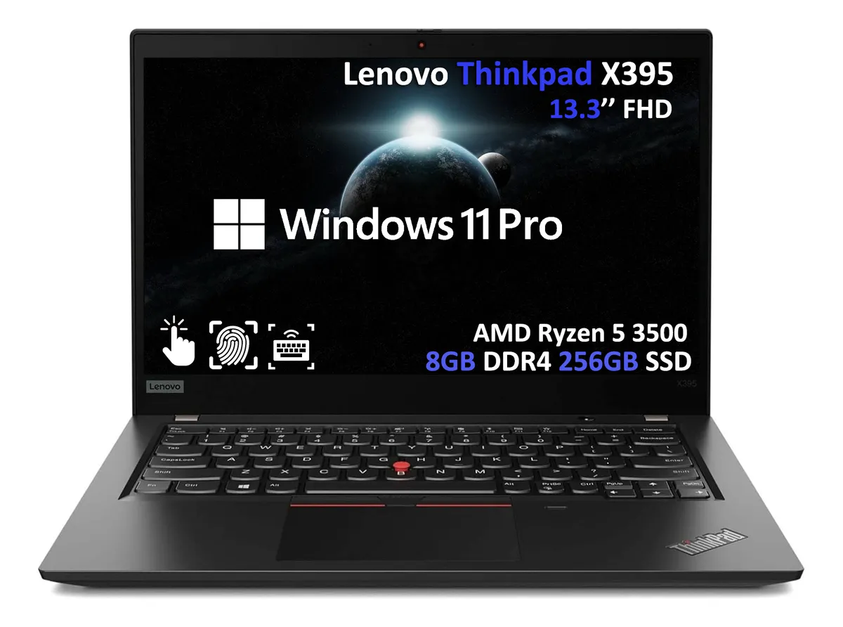 Lenovo Thinkpad X395 Ryzen 5 3500 8gb Ram 256gb Ssd Touch (Reacondicionado)