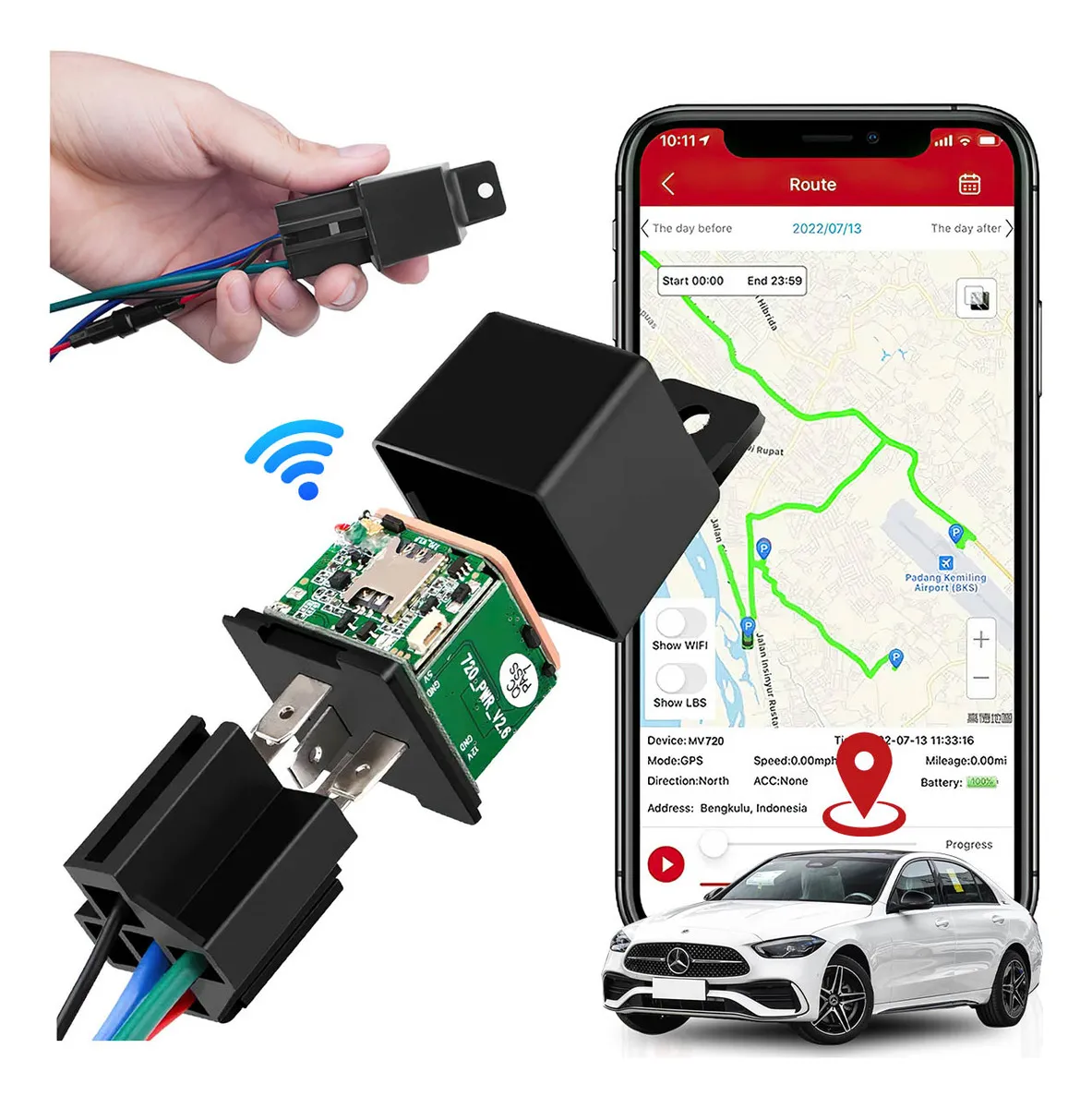 Gps Relay Remote Apagado, Monitoring, Gps Tracker Localizador