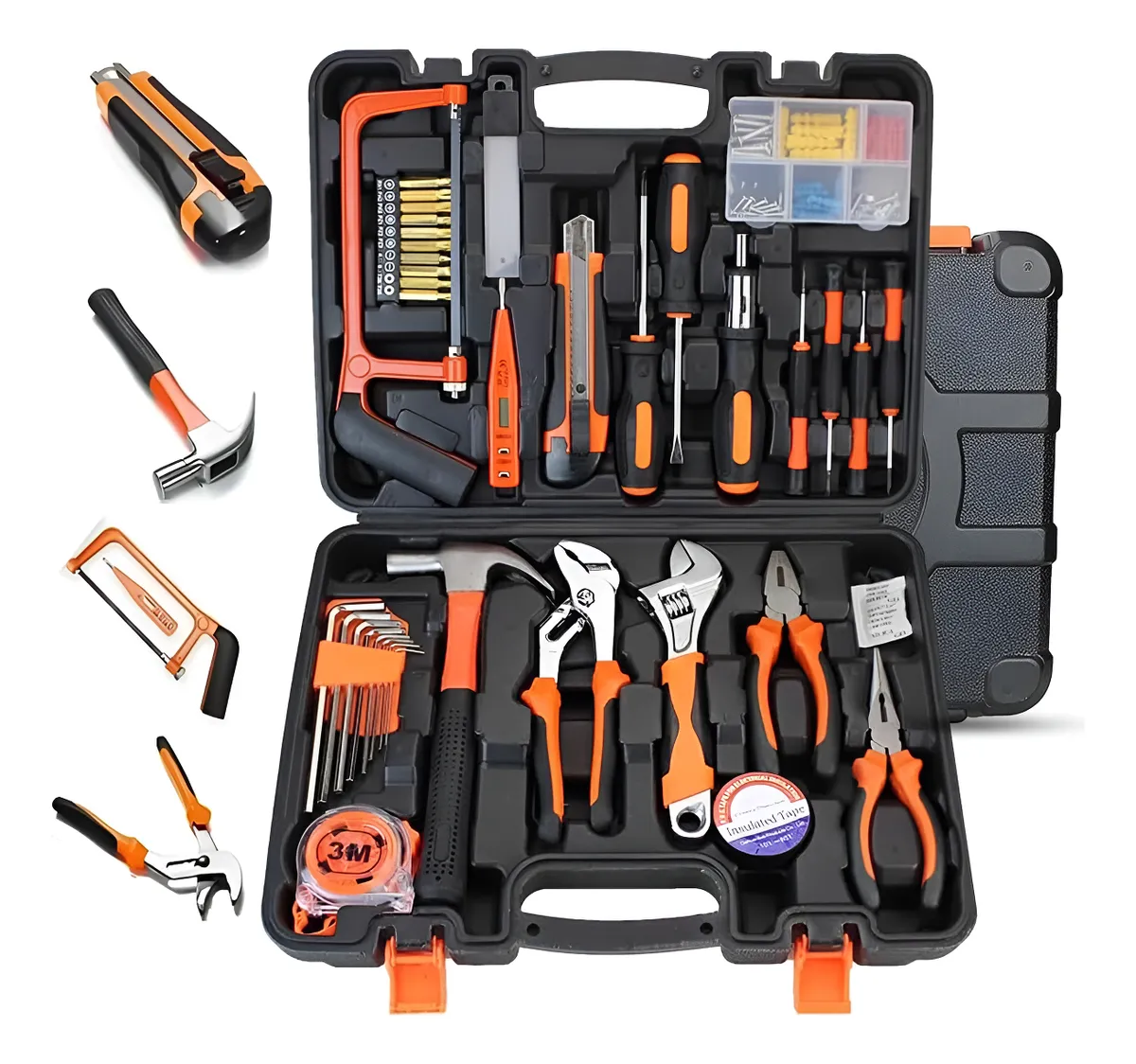 Juego Herramientas Manuales Herramienta Para Mecanico 100pcs Ferroso