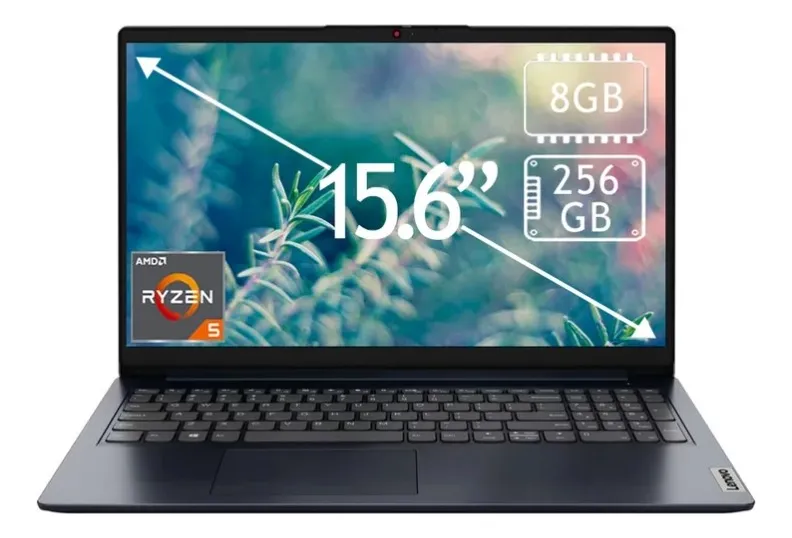 Laptop Lenovo Ideapad 15.6 Fhd | Ryzen 5 7520u | 8gb Ram… Azul
