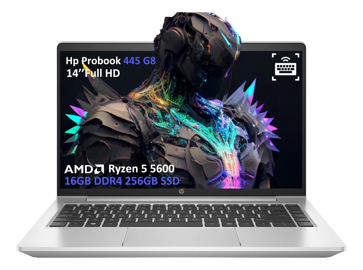 Laptop Hp Probook 445 G8 Ryzen 5 5600 16gb Ram 256gb Ssd (Reacondicionado)