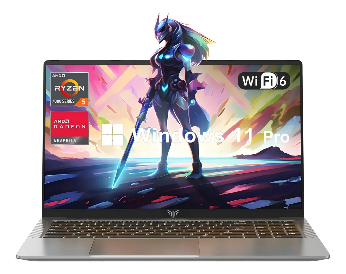 Laptop Acemagic Amd R5 7430u 16gb Ram 512gb Ssd Wins11 Pro Gris