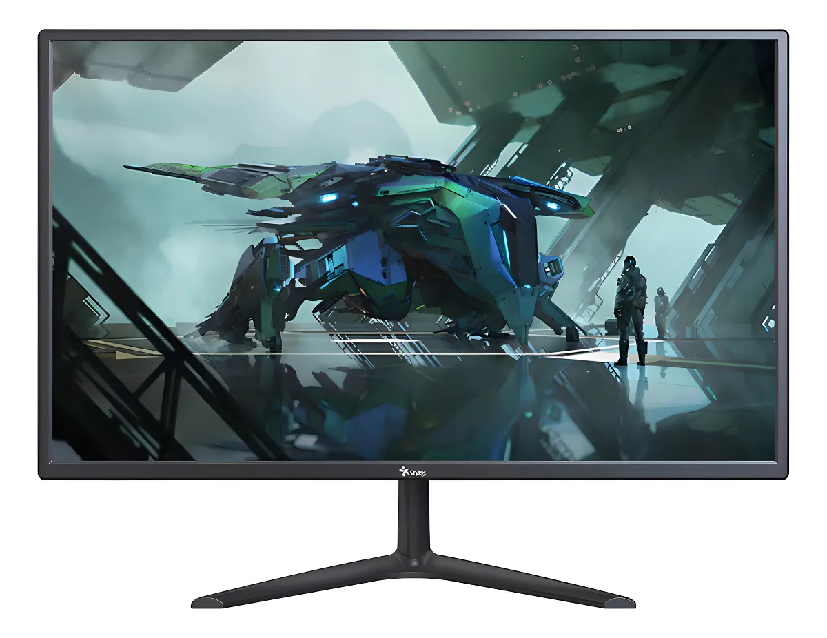 Monitor Stylos Tech Color Negro STPMOT3B con Display LED de 19″ Resolución HD de 1440x900px Repuesta de 5 Ms Refresh Rate de 60 Hz Compatible con VGA y HDMI
