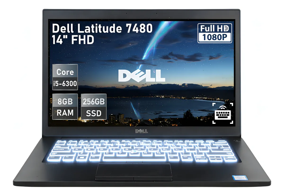 Dell Latitude 7480 Intel Core I5 6300 8gb Ram  256gb Ssd Fhd (Reacondicionado)