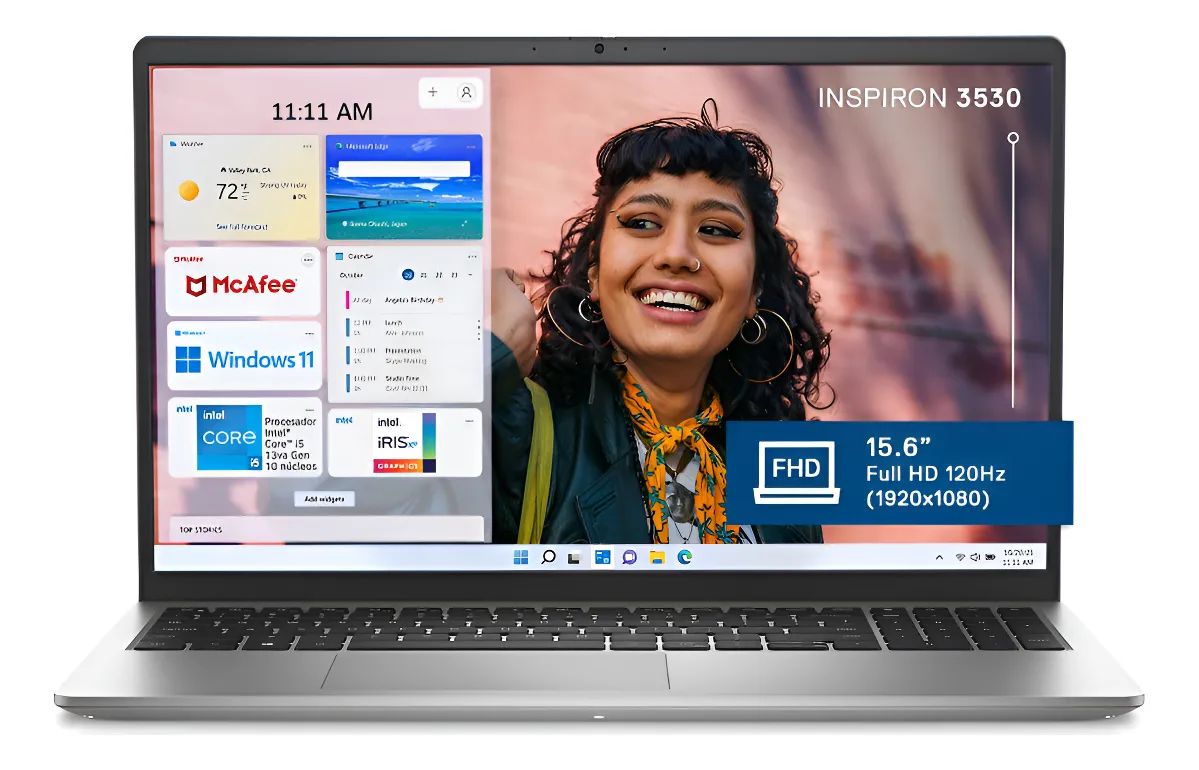 Laptop Dell Inspiron 3530 Ci5 / 15.6» / 16gb Ram-512gb Ssd Plateado