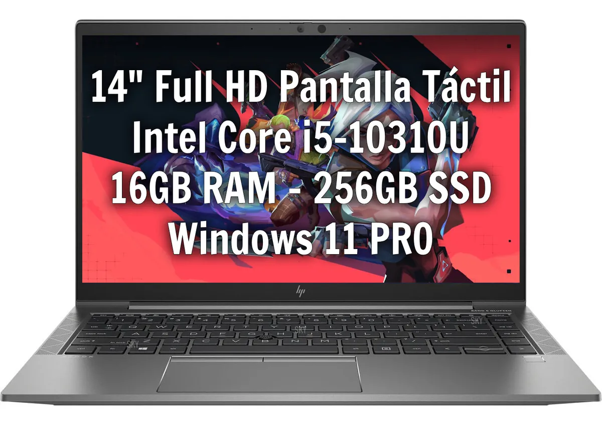 Computadora portátil HP Zbook Firefly G7 con pantalla táctil Intel Core i5-10310U, 16 GB de RAM, 256 GB SSD, Windows 11 Pro – Excelente (Reacondicionado)