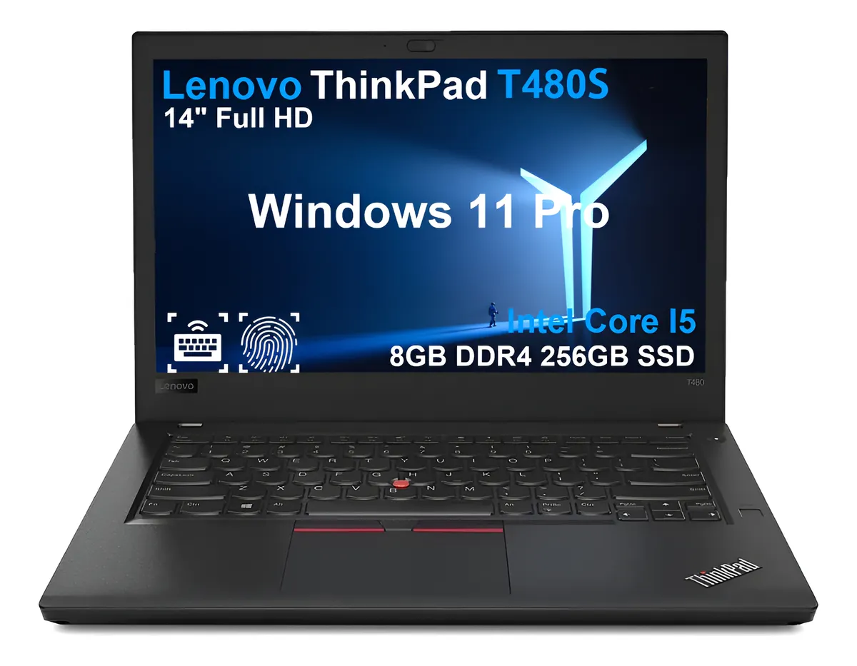 Lenovo Thinkpad T480s Laptop Intel I5 8350 8gb Ram 256gb Ssd (Reacondicionado)