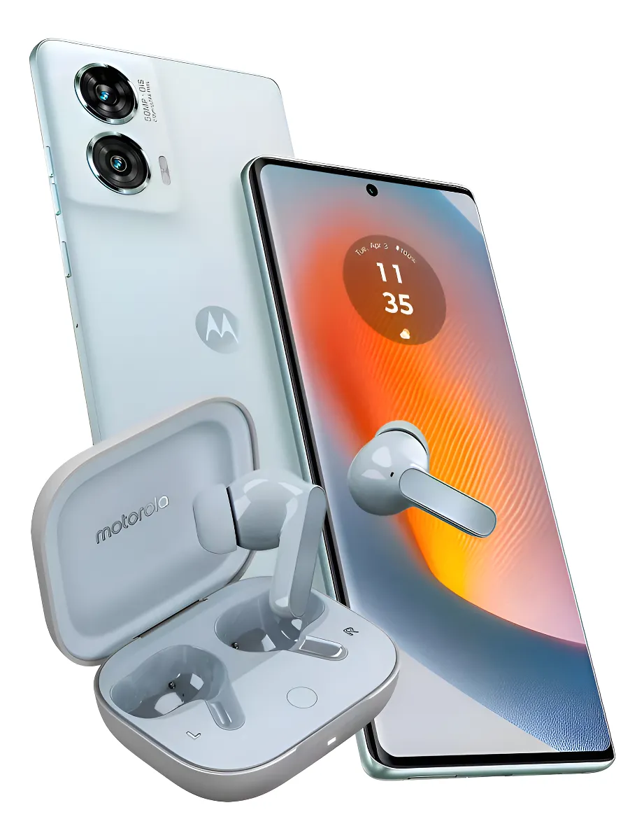 Moto Edge 50 Fusion 256gb + 8gb Ram Nuevo Azul + Buds Azul