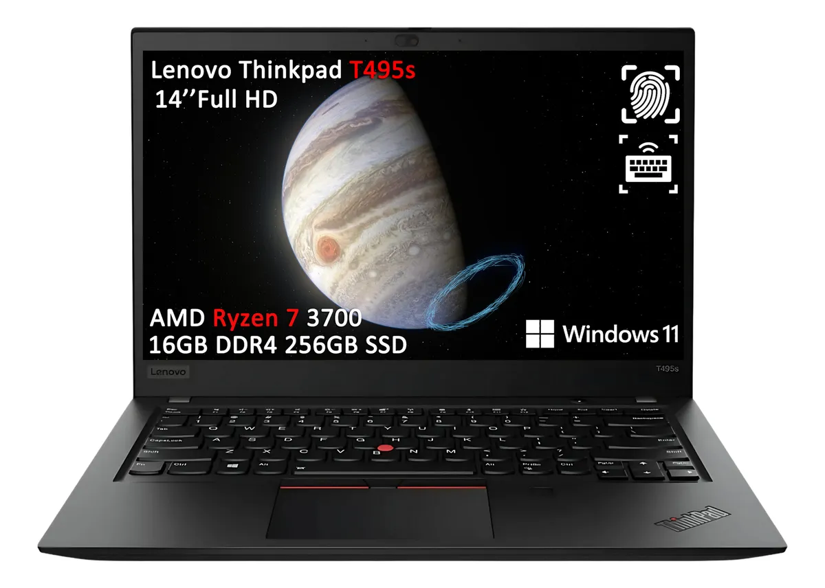 Lenovo Thinkpad T495s Amd Ryzen 7 3700 16g Ram 256g Ssd Fhd (Reacondicionado)