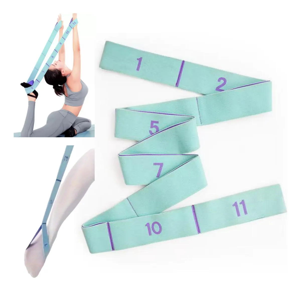 Banda De Estiramiento Para Yoga Fitness Resistance Bandas