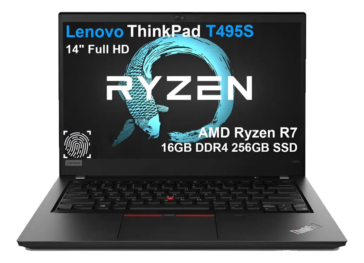 Laptop Lenovo Thinkpad T495s Ryzen 7 3700 16gb Ram 256gb Ssd (Reacondicionado)