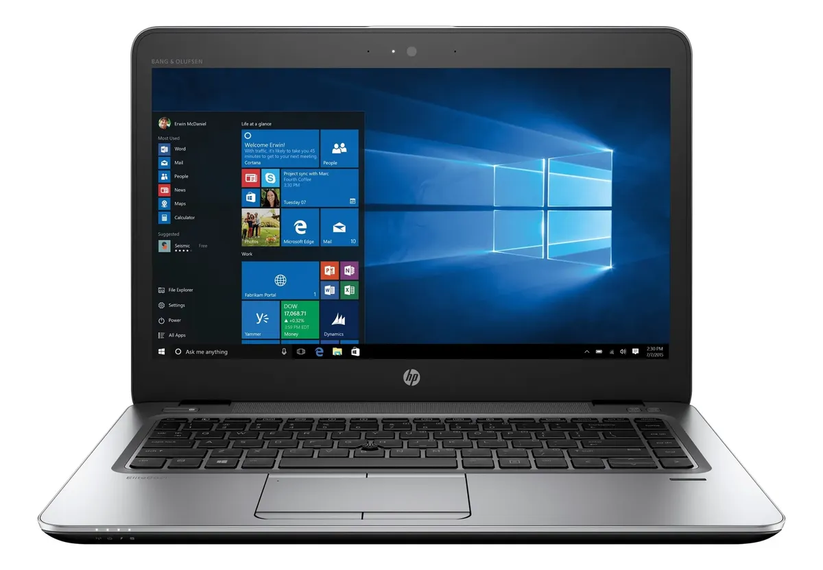 Laptop Hp Elitebook 840 G4 Core I7 7600u 16gb Ram 256gb Ssd Plateado (Reacondicionado)