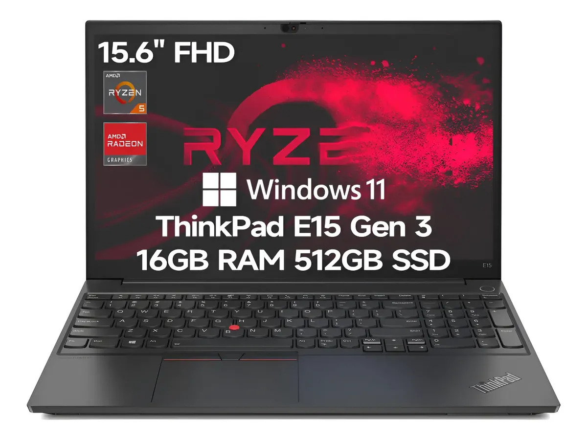 Lenovo Thinkpad E15 Gen3 Amd Ryzen5 5500 16g 512g 15.6 Touch (Reacondicionado)