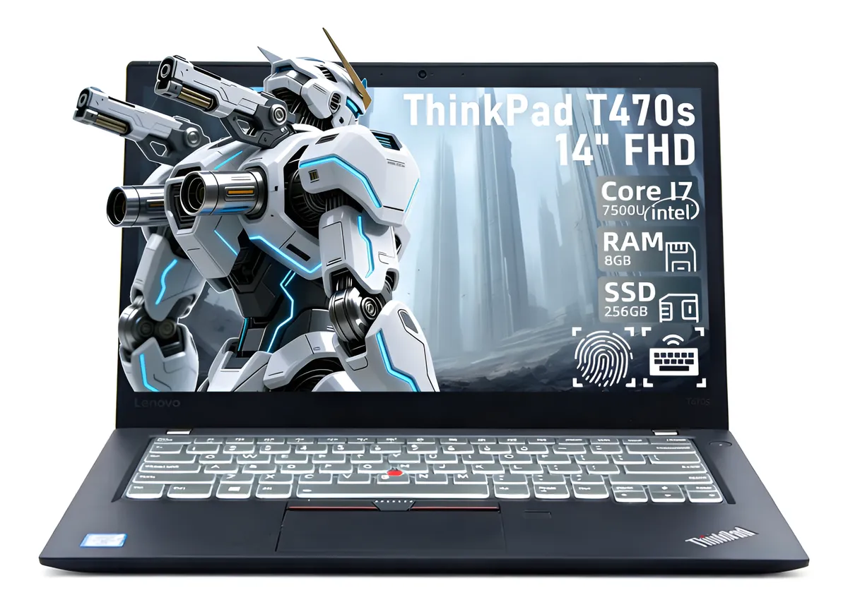 Lenovo Thinkpad T470s 14» Core I7-7500u 8gb Ram 256gb Ssd (Reacondicionado)