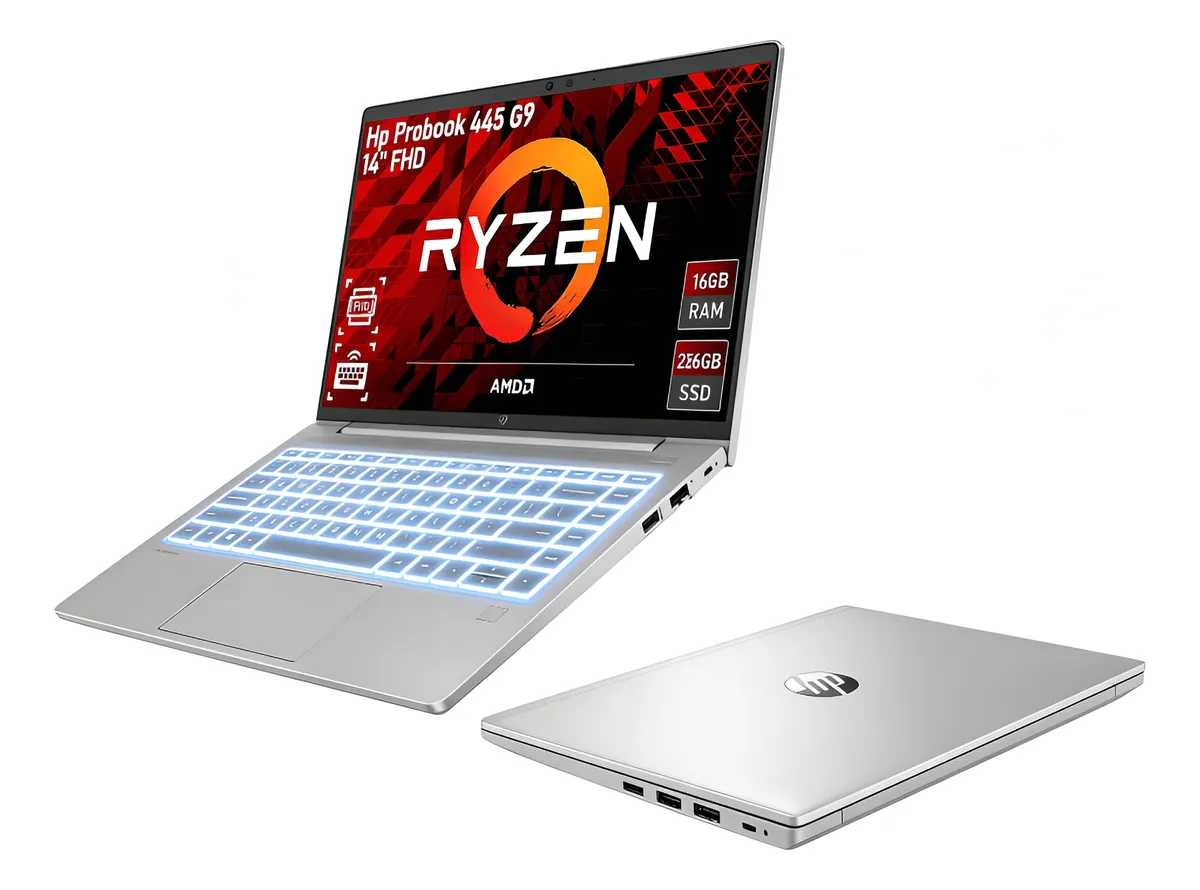 Laptop Hp Probook 445 G9 Ryzen 5 5625 16gb Ram 256gb Ssd (Reacondicionado)