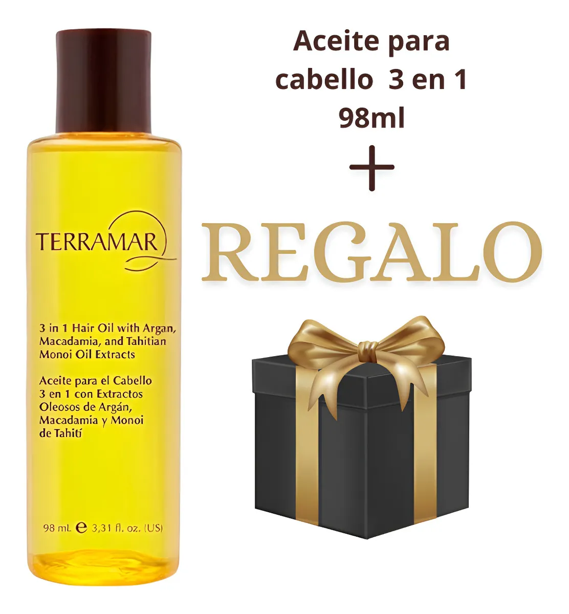Aceite Para El Cabello 3 En 1 Terramar 98ml +
